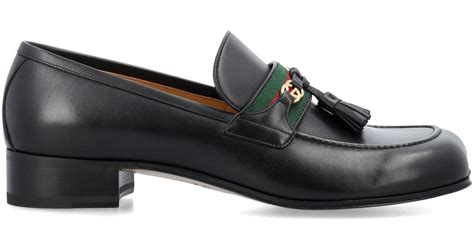 gucci canvas loafer|Gucci tassel loafers.